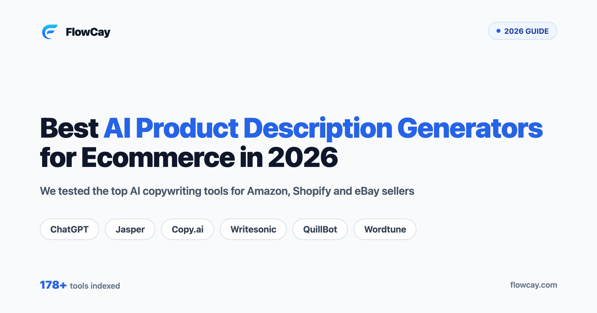 Best AI Product Description Generators for Ecommerce in 2026
