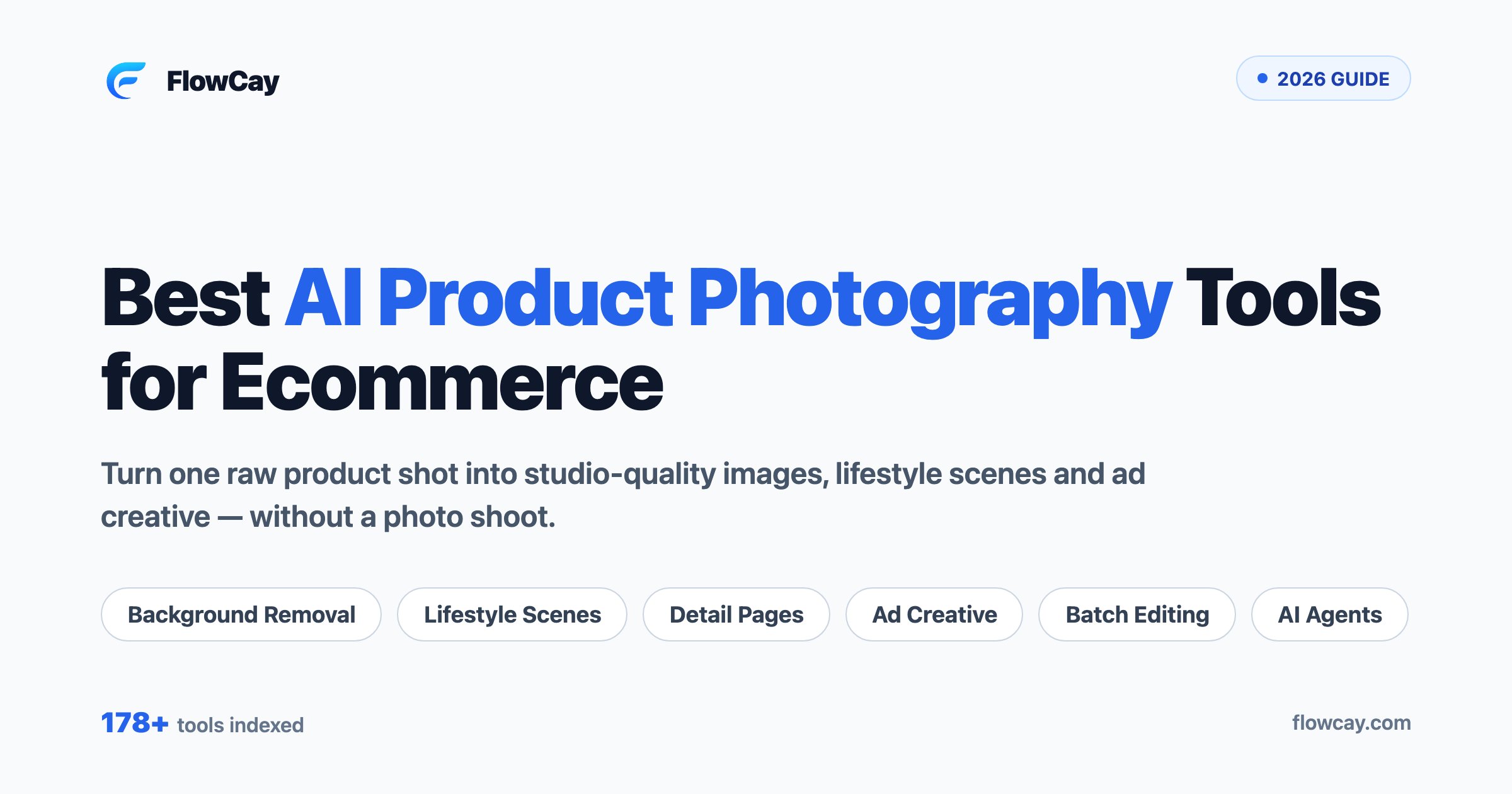 Best AI Product Photography Tools for Ecommerce in 2026