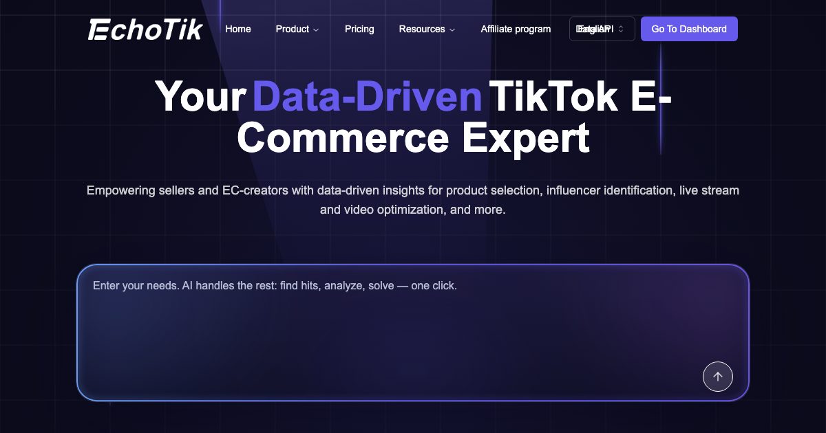 EchoTik AI screenshot