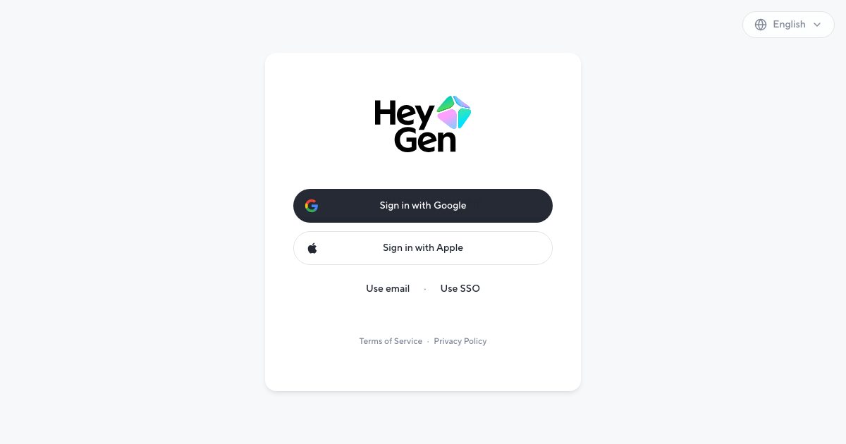 HeyGen screenshot