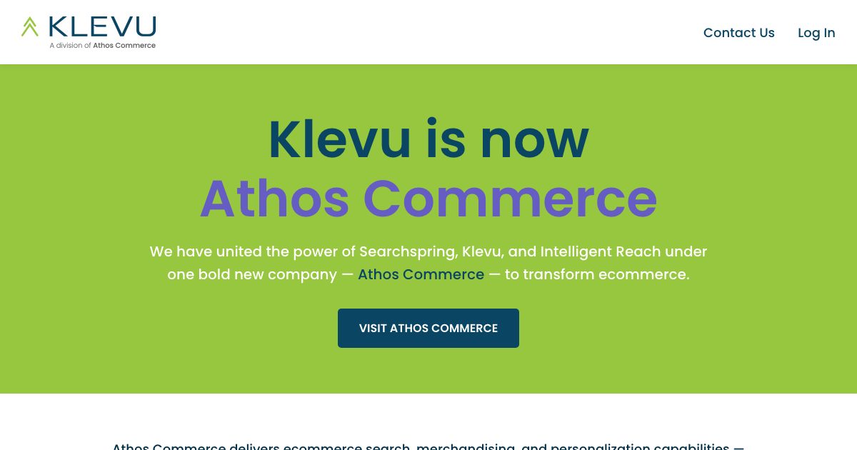 Klevu screenshot