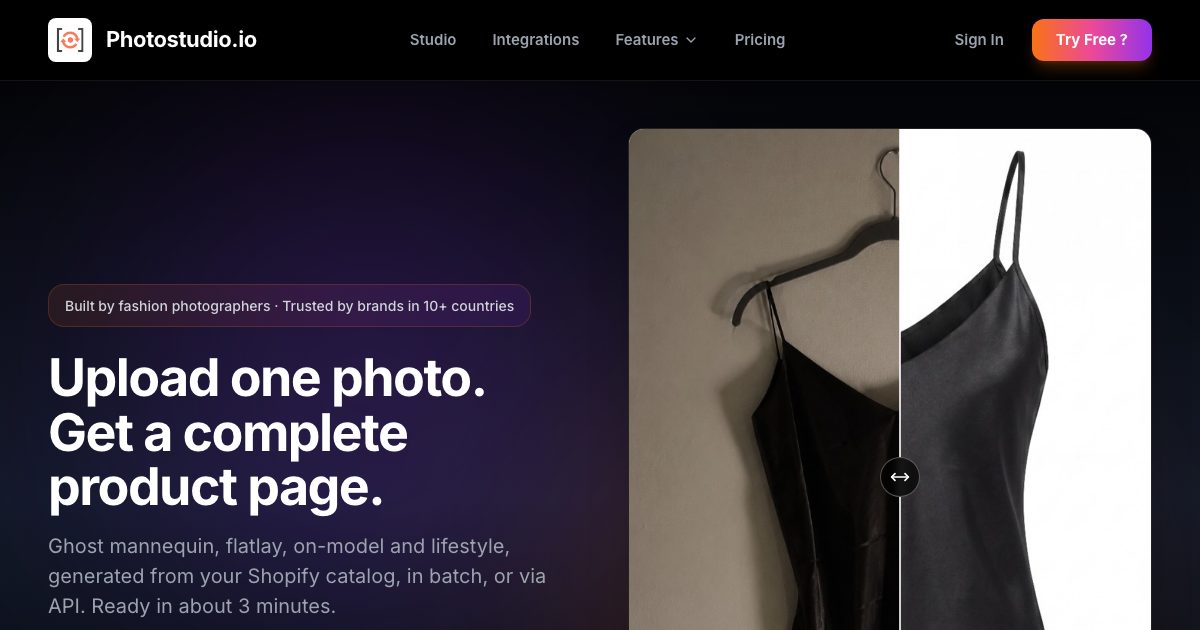 Photostudio.io screenshot