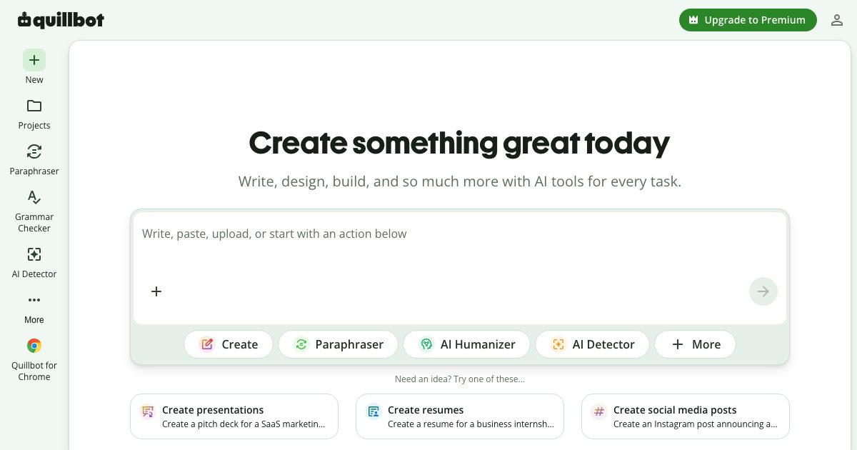 QuillBot screenshot