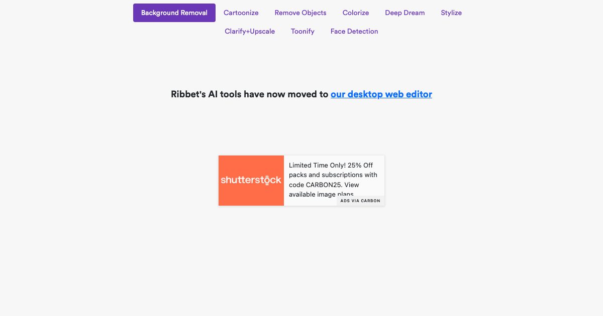 Ribbet screenshot