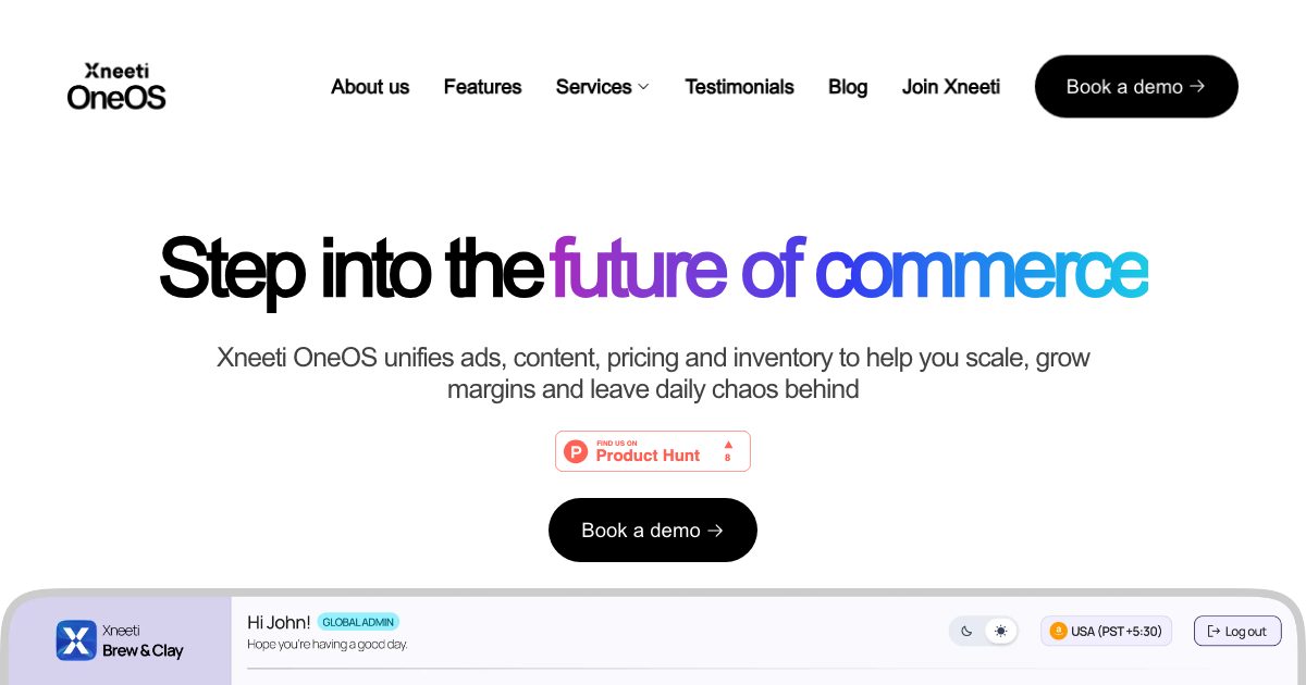 Xneeti OneOS screenshot